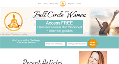 Desktop Screenshot of fullcirclewomen.com